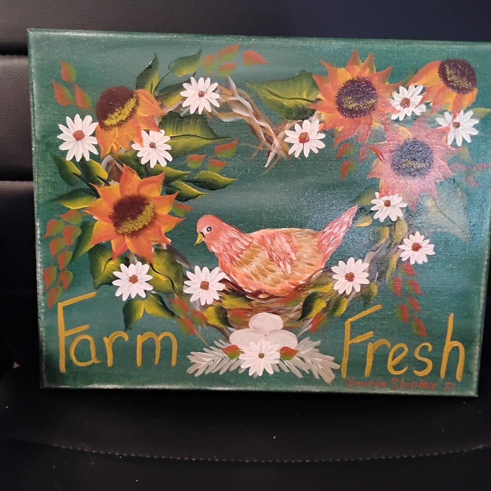 Blue Bells Floral Canvas Art - Picture 7 of 8